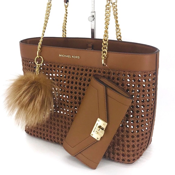 3PCS Michael Kors Kinsley Tote Wallet Charms - Picture 2 of 8